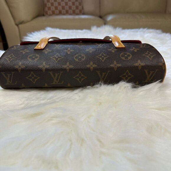 Authentic Louis Vuitton Monogram Sonatine Satchel Hand Bag - Picture 10 of 16